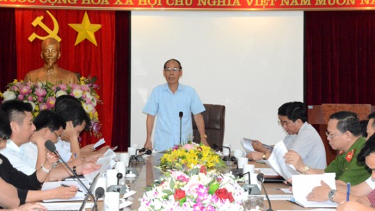 Phó Chủ tịch UBND tỉnh Nguyễn Hữu Thể làm việc tại Sa Pa