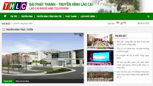 Đài Phát thanh - Truyền hình Lào Cai ra mắt trang thông tin điện tử