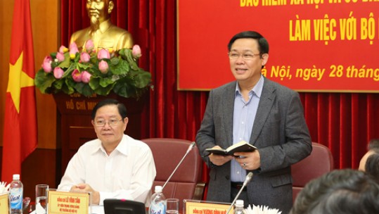 Phó Thủ tướng Vương Đình Huệ khảo sát chính sách tiền lương công chức, viên chức