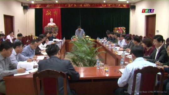 Thường trực Tỉnh ủy làm việc với Sở Nông nghiệp và PTNT tỉnh Lào Cai