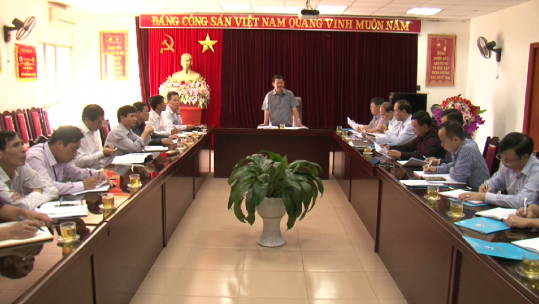 Thường trực Tỉnh ủy làm việc với Sở Tài nguyên và Môi trường tỉnh Lào Cai