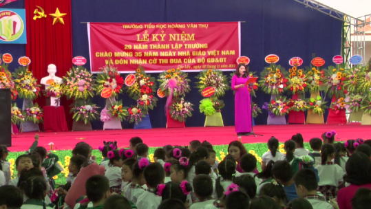 Trường Tiểu học Hoàng Văn Thụ, thành phố Lào Cai kỷ niệm 20 năm thành lập trường