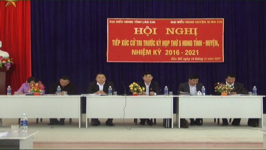 Hội nghị tiếp xúc cử tri trước kỳ họp thứ 5, HĐND tỉnh Lào Cai khóa XV