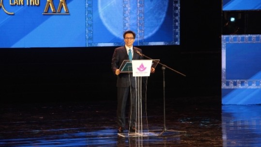 Phó Thủ tướng Vũ Đức Đam dự khai mạc Liên hoan phim Việt Nam lần thứ 20