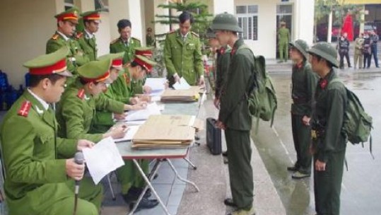 Năm 2018 Lào Cai tuyển chọn 120 công dân thực hiện nghĩa vụ tham gia Công an Nhân dân