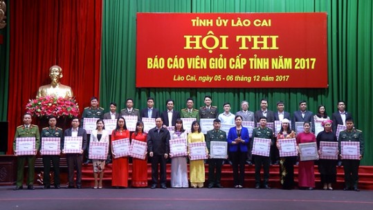29 thí sinh tham dự Hội thi báo cáo viên giỏi cấp tỉnh năm 2017