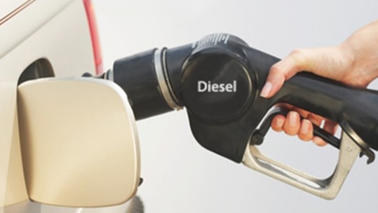 Chỉ dầu Diesel tăng 150 đồng/lít từ chiều nay