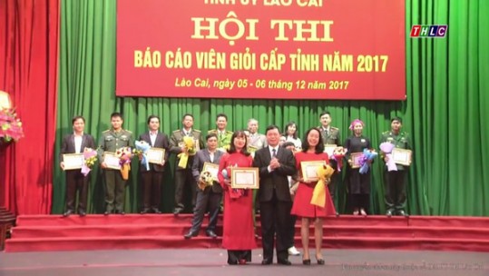 Bế mạc Hội thi Báo cáo viên giỏi tỉnh Lào Cai năm 2017