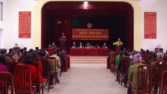 Đoàn đại biểu Quốc hội tiếp xúc cử tri xã Đồng Tuyển, Thành phố Lào Cai