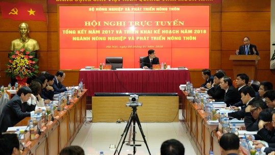 Thủ tướng Nguyễn Xuân Phúc chỉ đạo ngành Nông nghiệp đẩy mạnh tái cơ cấu ngành trong năm 2018