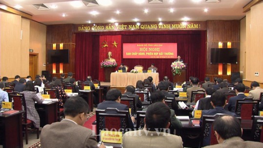 Phiên họp bất thường BCH Đảng bộ tỉnh Lào Cai khóa XV hoàn thành nội dung chương trình