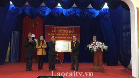 Lễ công bố xã Sín Chéng đạt chuẩn Nông thôn mới năm 2017