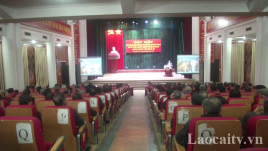 Tp.Lào Cai tổ chức gặp mặt kỷ niệm 88 năm ngày thành lập Đảng và mừng xuân Mậu Tuất 2018