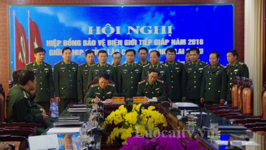 Phối hợp bảo vệ biên giới tiếp giáp 3 tỉnh Lào Cai, Lai Châu, Hà Giang