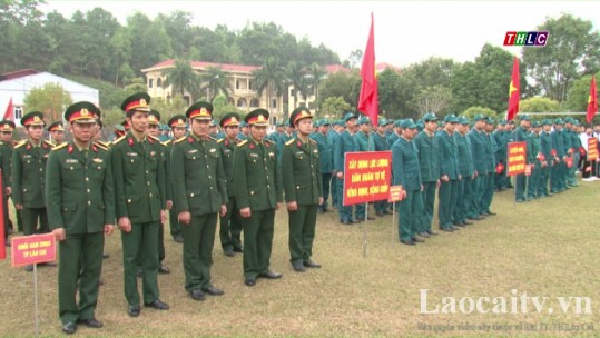 Tỉnh Lào Cai ra quân huấn luyện năm 2018