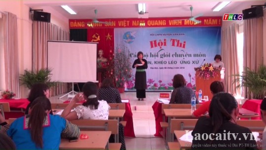 Hội liên hiệp phụ nữ huyện Văn Bàn tổ chức cuộc thi 