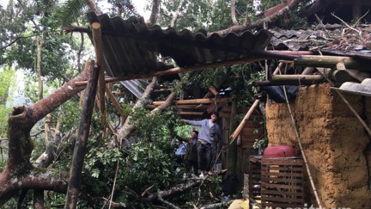 Huyện Si Ma Cai thiệt hại trên 2 tỷ đồng do cơn bão chiều tối ngày 17/3