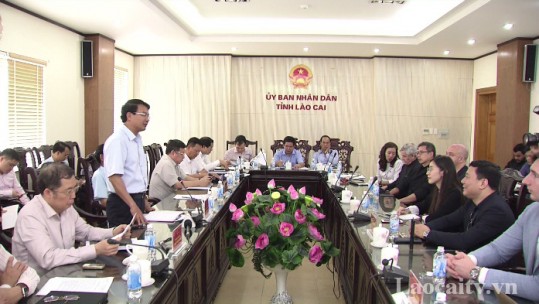Thường trực UBND tỉnh Lào Cai làm việc với Tập đoàn Alphanam