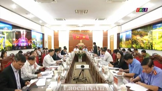 Bộ trưởng Bộ Tư pháp làm việc với tỉnh Lào Cai