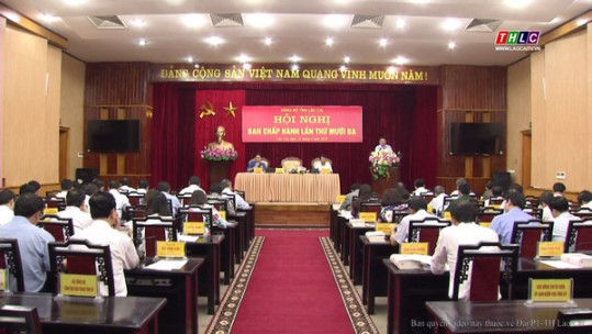 Hội nghị Ban Chấp hành Đảng bộ tỉnh lần thứ 13