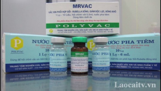 63 tỉnh, thành phố đồng loạt triển khai sử dụng vắc xin Sởi - Rubella do Việt Nam sản xuất