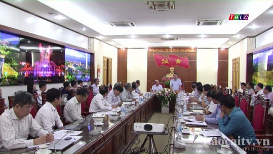 Tỉnh ủy Lào Cai làm việc với Tập đoàn Công nghiệp Than - Khoáng sản Việt Nam