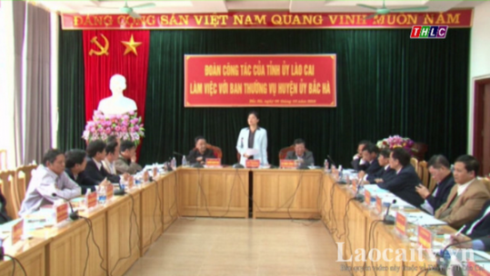 Tỉnh ủy Lào Cai ưu tiên lãnh đạo theo hướng tập trung cho cơ sở
