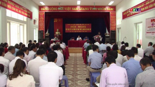 Đoàn đại biểu Quốc hội tỉnh tiếp xúc cử tri thành phố Lào Cai