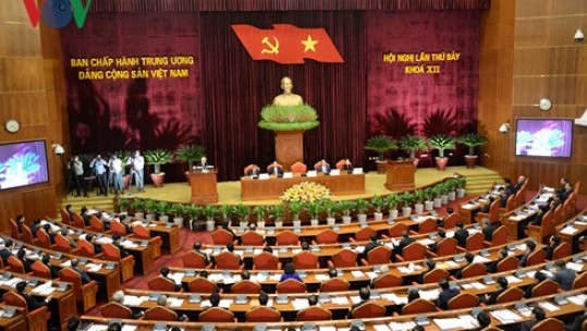 Tổng Bí thư Nguyễn Phú Trọng phát biểu khai mạc Hội nghị Trung ương 7