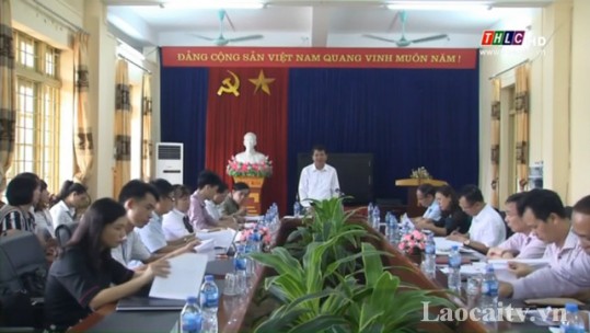 Chủ tịch UBND tỉnh làm việc với trường Cao đẳng Lào Cai