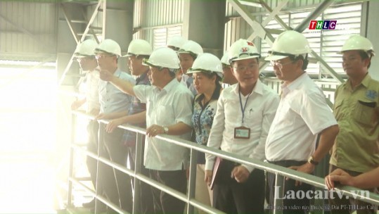 Chủ tịch UBND tỉnh Đặng Xuân Phong kiểm tra Dự án Đồng Tả Phời