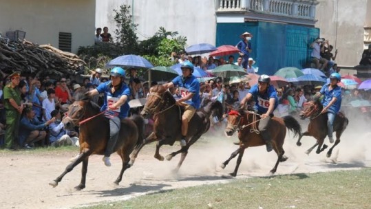 Thời tiết đẹp trong ngày diễn ra Giải đua ngựa truyền thống huyện Bắc Hà 2018