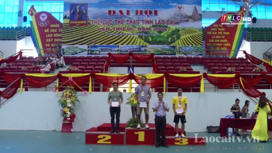 Kết thúc ngày thi thứ 3 tại Đại hội Thể dục Thể thao tỉnh Lào Cai