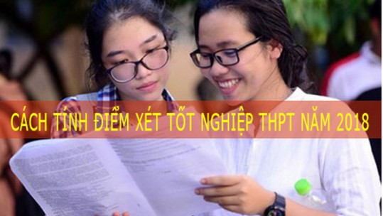 Cách tính điểm xét tốt nghiệp THPT quốc gia 2018
