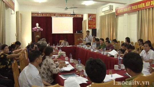 TP. Lào Cai tiếp tục đối thoại với các hộ dân nằm trong vùng dự án khu đô thị mới phường Duyên Hải