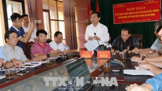 Vụ điểm thi bất thường tại Hà Giang: Khởi tố tội 'Lợi dụng chức vụ, quyền hạn trong khi thi hành công vụ'