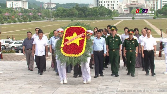 Lào Cai dâng hương kỷ niệm 71 năm ngày Thương binh Liệt sỹ