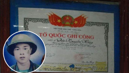 Tìm thấy mộ liệt sỹ người Lào Cai hy sinh ngày 30/4/1975 trên đường tiến công Dinh Độc Lập