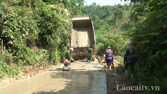 Xã Phong Niên, huyện Bảo Thắng đạt các tiêu chí trong xây dựng nông thôn mới