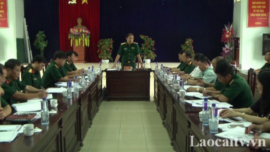 Bộ Tư lệnh Quân khu 2 kiểm tra công tác quân sự, quốc phòng tại TP Lào Cai