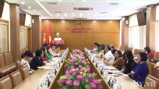 Lào Cai làm việc với đoàn công tác của Ủy ban quốc gia về trẻ em