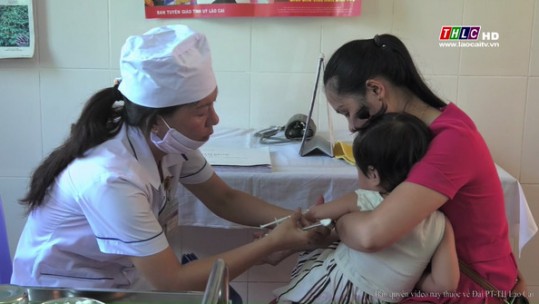 Gần 117.600 trẻ được tiêm vắc xin Sởi – Rubella