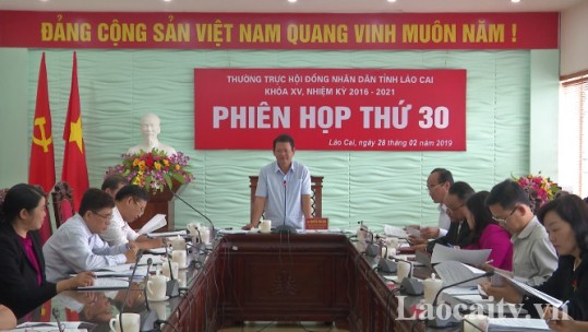 Thường trực HĐND tỉnh họp phiên thường kỳ lần thứ 30