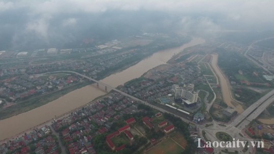 Mưa dông diện rộng bao phủ Lào Cai