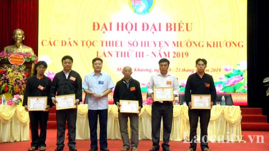 Đại hội Đại biểu các DTTS huyện Mường Khương lần thứ III năm 2019