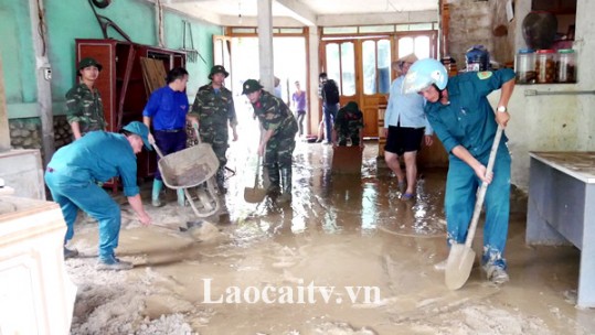 Sa Pa khẩn trương khắc phục hậu quả mưa lũ tại xã Bản Hồ