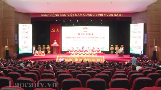 Khai mạc Đại hội đại biểu MTTQ Việt Nam tỉnh Lào Cai lần thứ XV, nhiệm kỳ 2019 - 2024