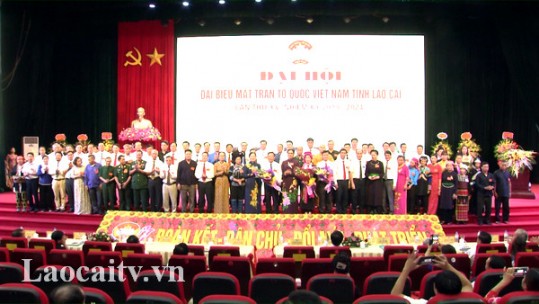 Đại hội Đại biểu MTTQVN tỉnh Lào Cai lần thứ XV thành công tốt đẹp