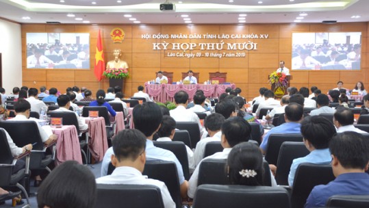 Khai mạc Kỳ họp thứ mười - HĐND tỉnh Lào Cai khóa XV (nhiệm kỳ 2016-2021)