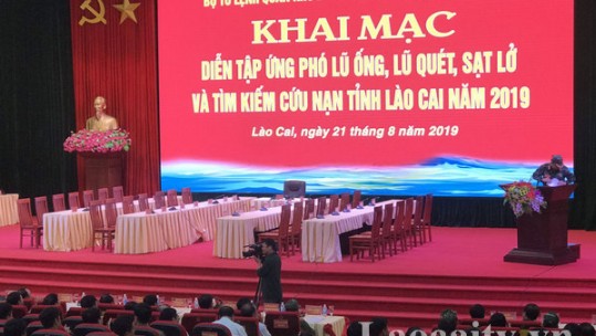 Khai mạc diễn tập phòng chống thiên tai năm 2019